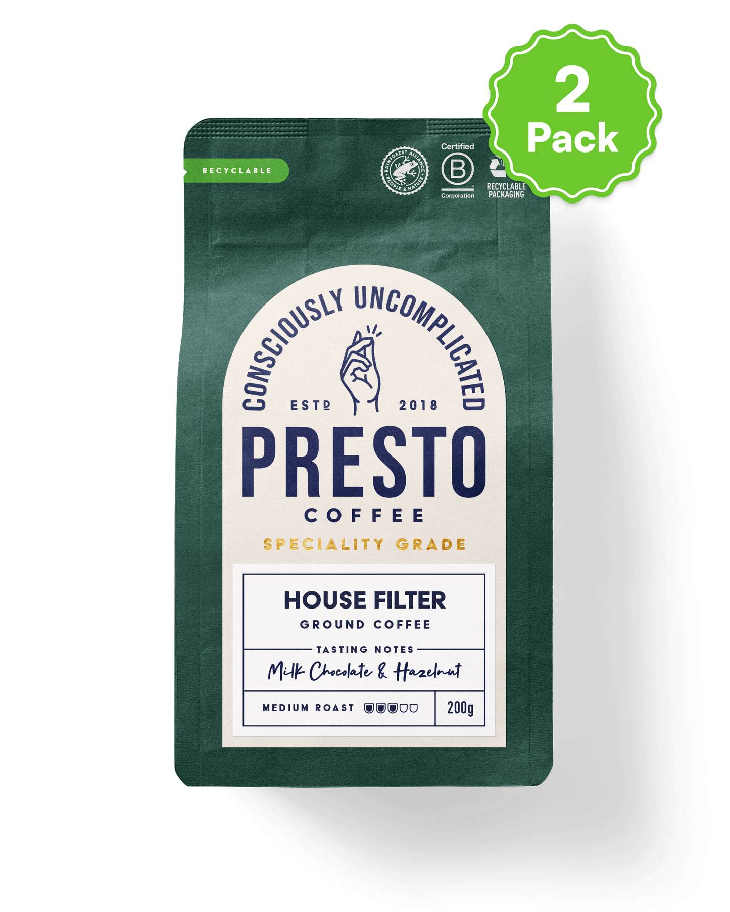 House Filter Ground Coffee Multipack (2 x 200G)