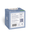 Presto's Half Caf Coffee Bags, arabica coffee blend, Rainforest Alliance Certified, sourced from Mexico and Brazil, eco-friendly packaging, premium coffee product, caffeine balance, QR code for more coffee exploration.