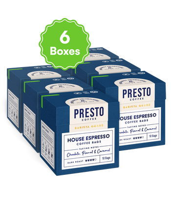 TIMEOUT EXCLUSIVE House Espresso Coffee Bags Multipack (10 bags x 6)