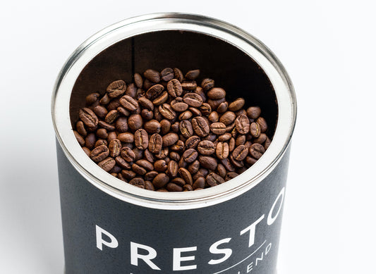 Presto's Coffee Tin Has arrived.