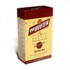 Van Houten chocolate powder box, special bar, manual preparation, delicious chocolate drinks, hot milk addition