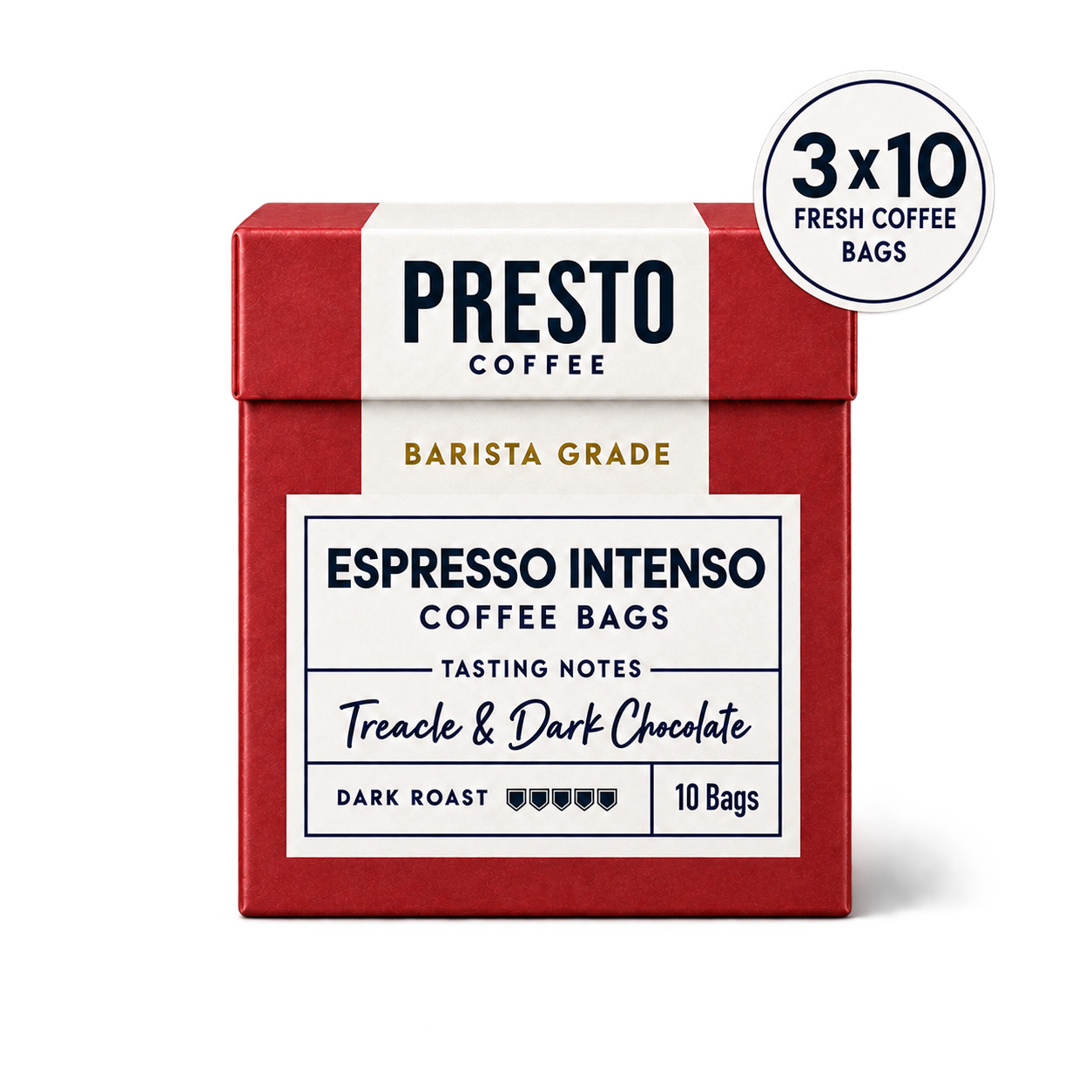 Espresso Intenso Coffee Bags Multipack (10 bags x3)