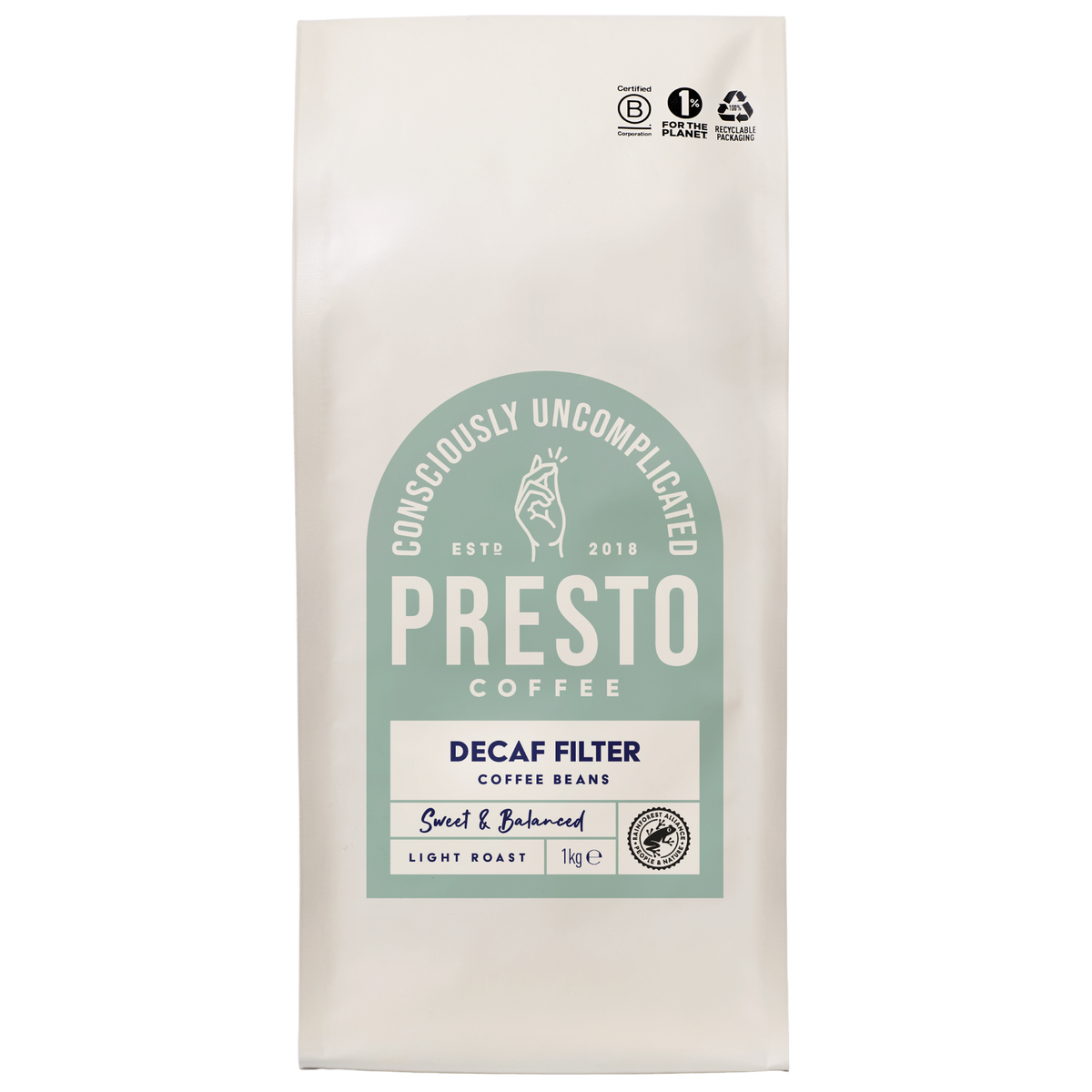Decaf Filter Coffee Beans 1KG