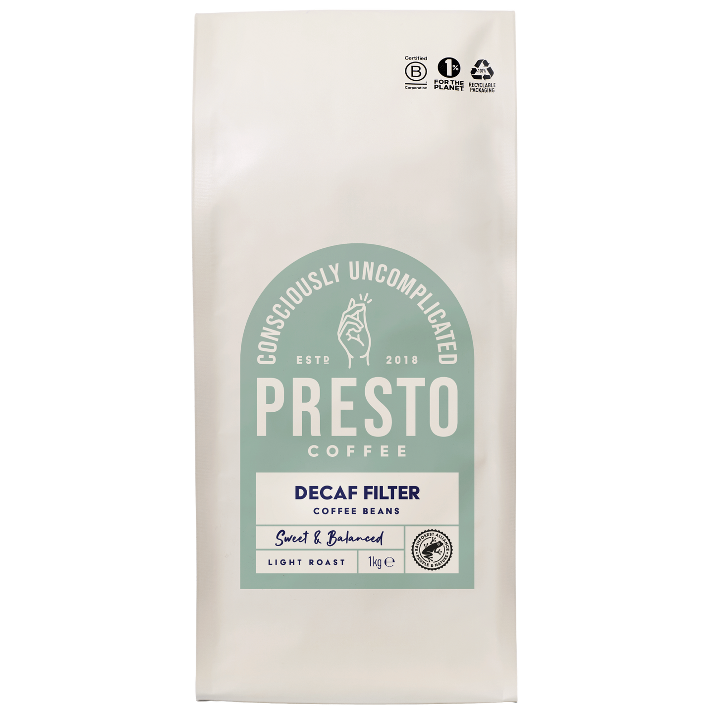 Decaf Filter Coffee Beans 1KG