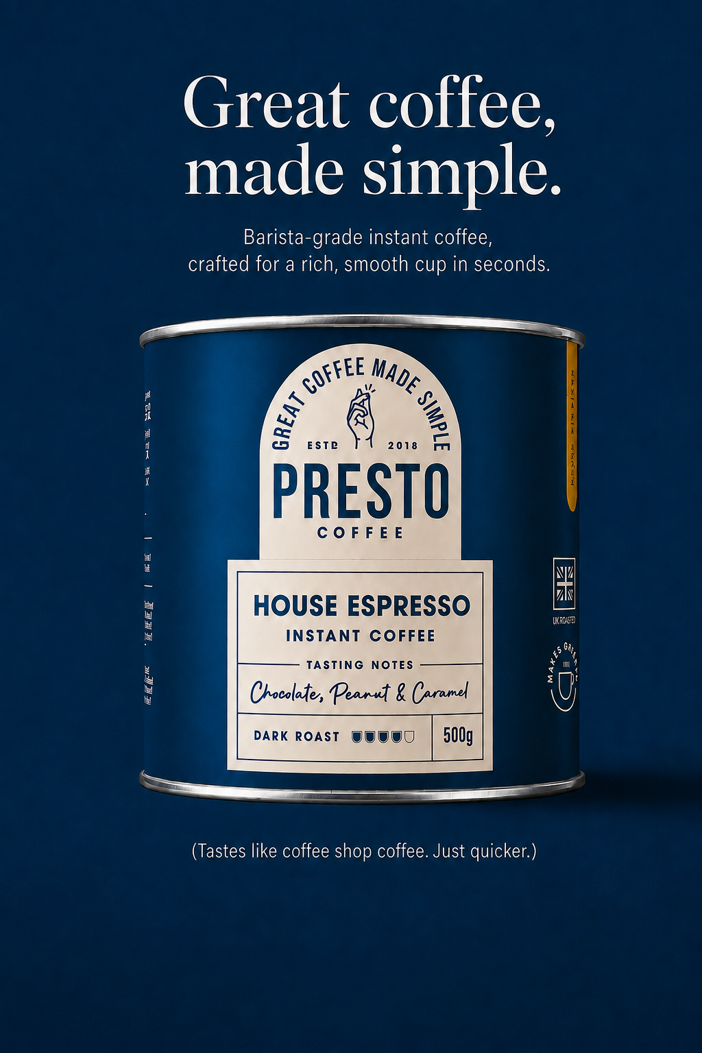 House Espresso Instant Coffee 500g