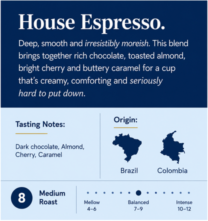 House Espresso Instant Coffee 90g