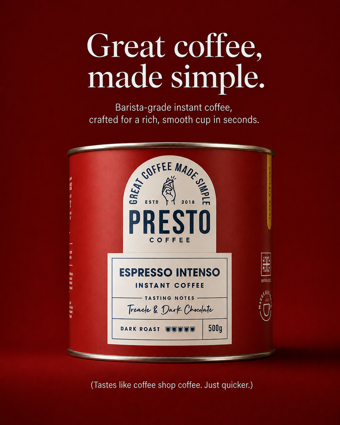 Espresso Intenso Instant Coffee 500g