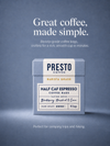 Half Caf Espresso Coffee Bags Multipack (10 bags x3)