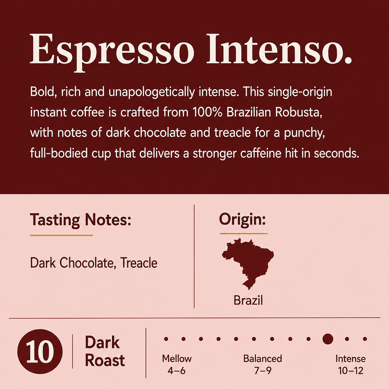 Espresso Intenso Instant Coffee 500g