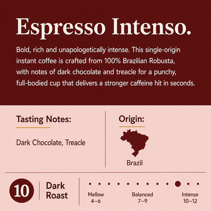 Espresso Intenso Instant Coffee 500g