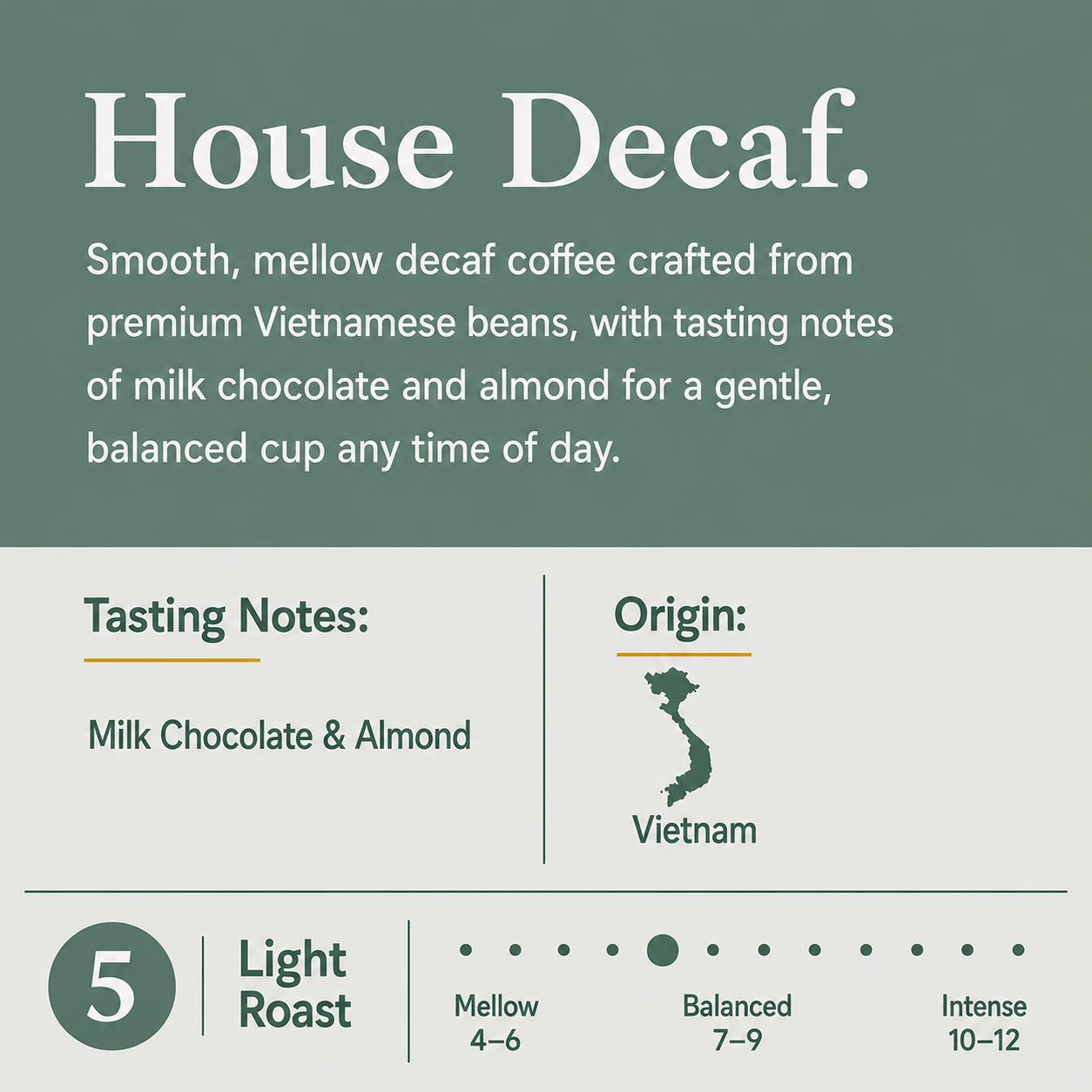 House Decaf Instant Coffee 500g