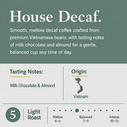 House Decaf Instant Coffee 500g