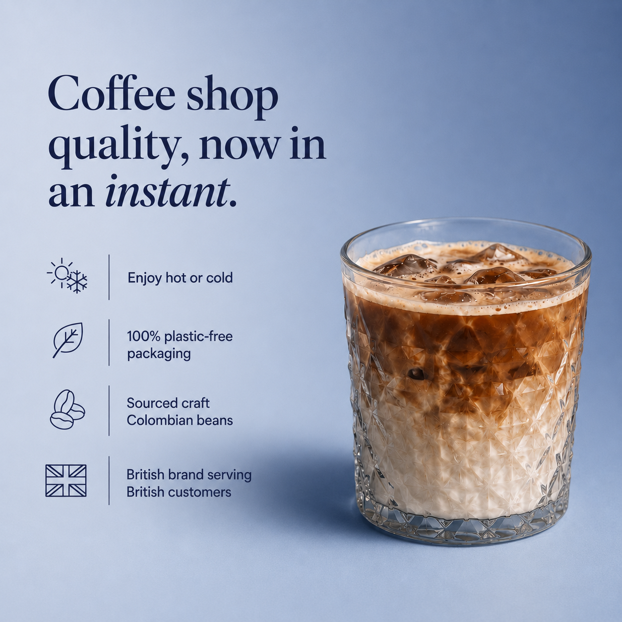 Half Caf Instant Coffee 90g