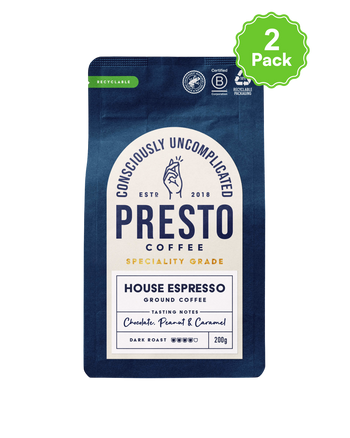 House Espresso Ground Coffee Multipack (2 x 200G)