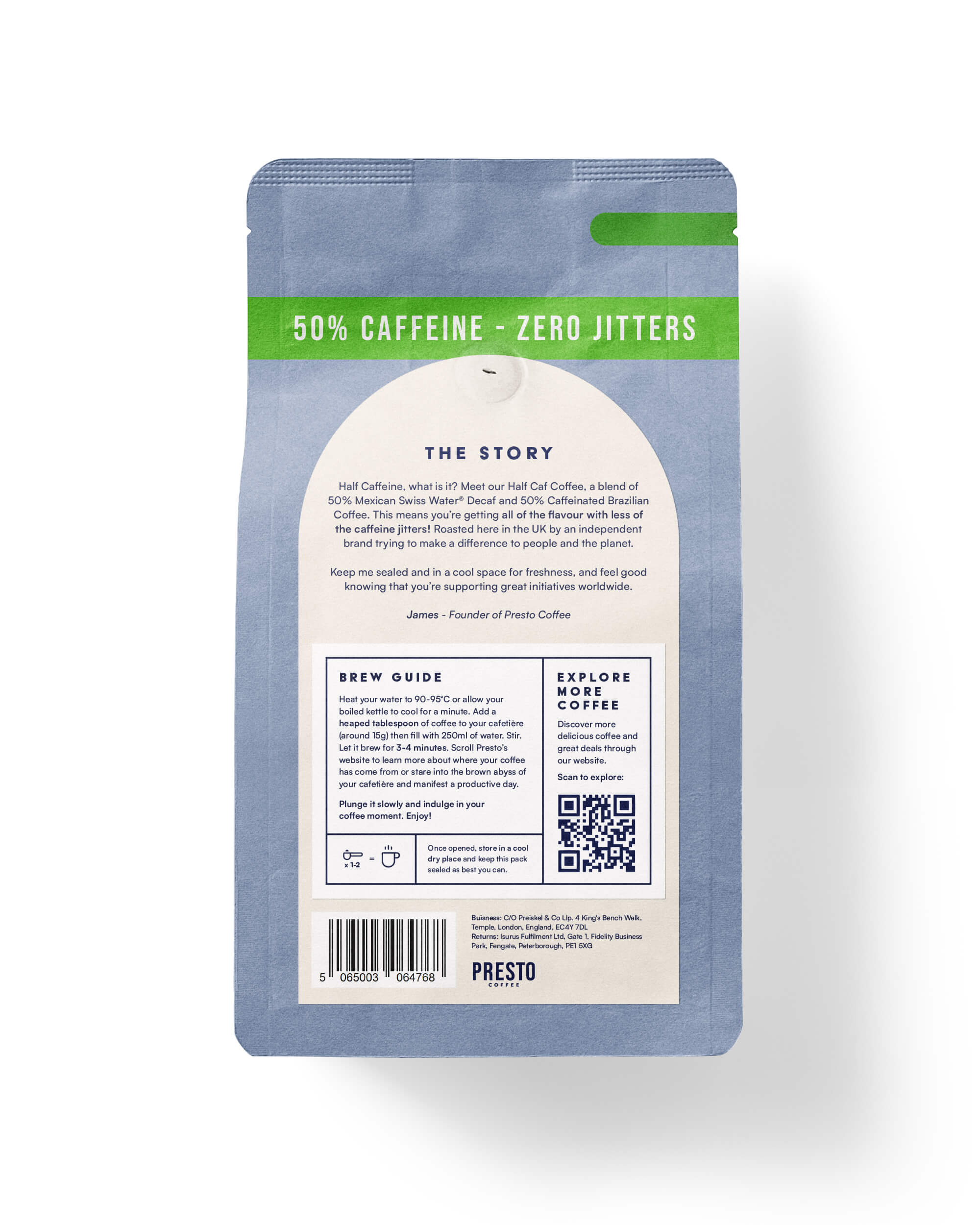 Half Caf Espresso Ground Coffee Multipack (2 x 200G)