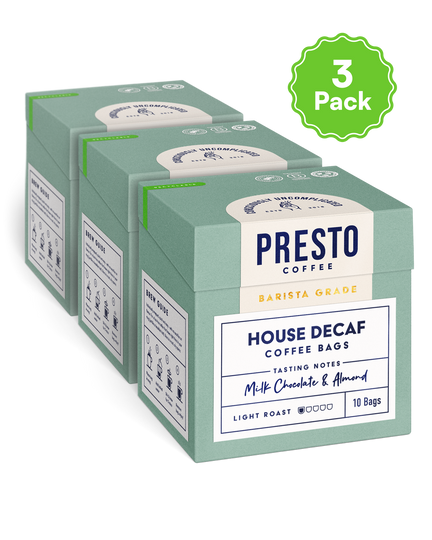 House Decaf Coffee Bags Multipack (10 bags x3)