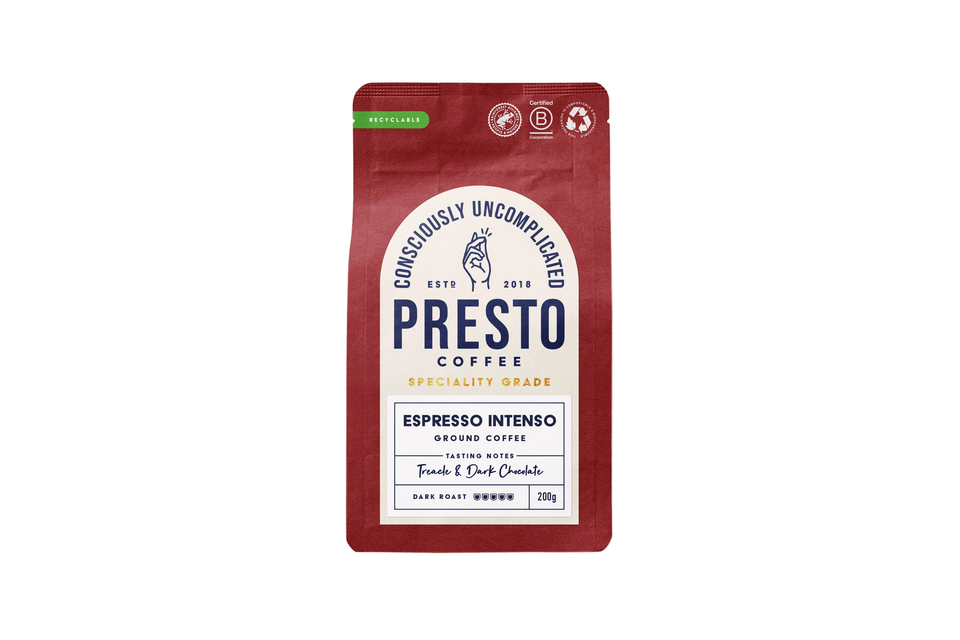 Espresso Intenso Ground Coffee 200g