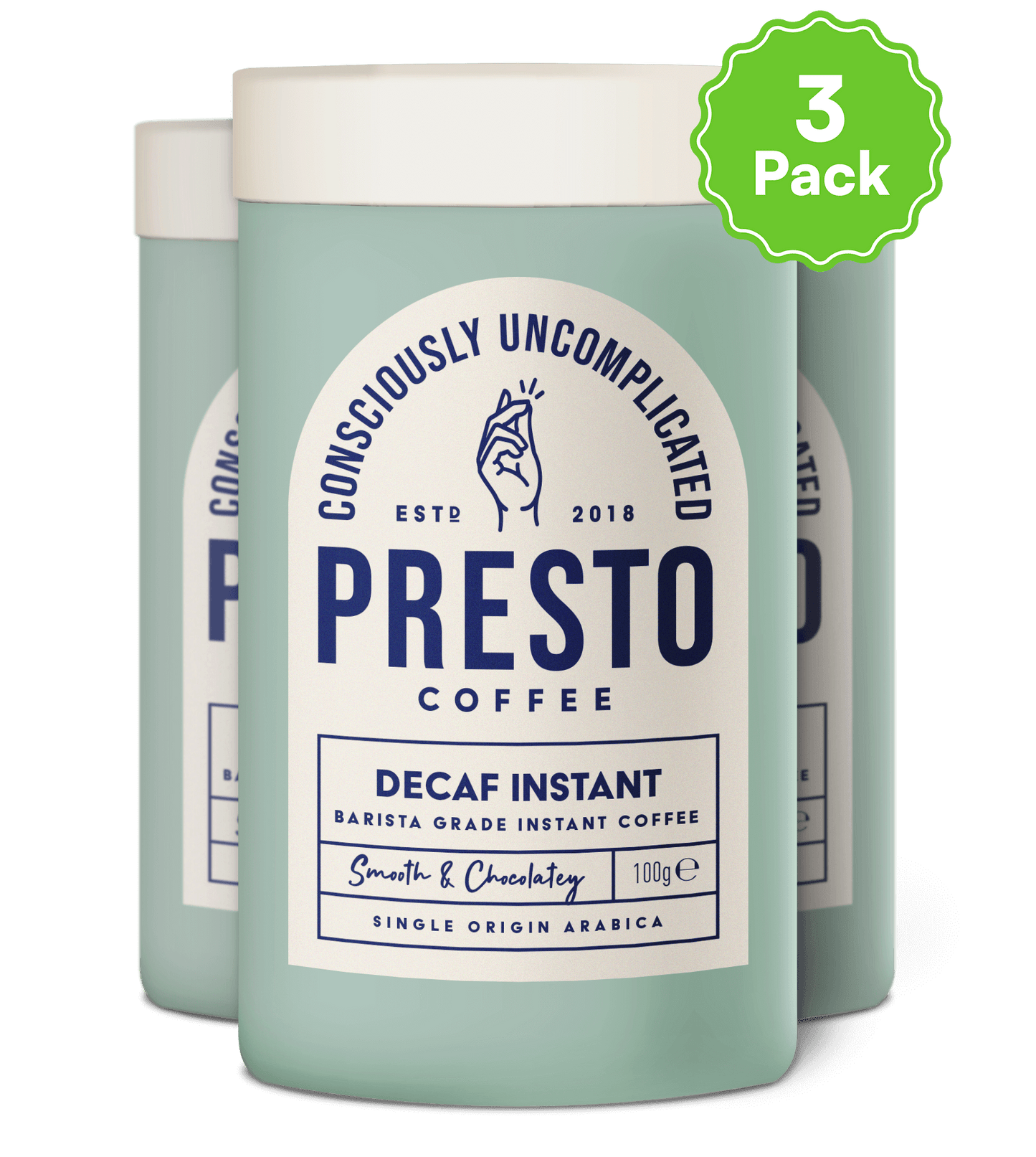 Decaf Instant Coffee Multipack (3x100g)