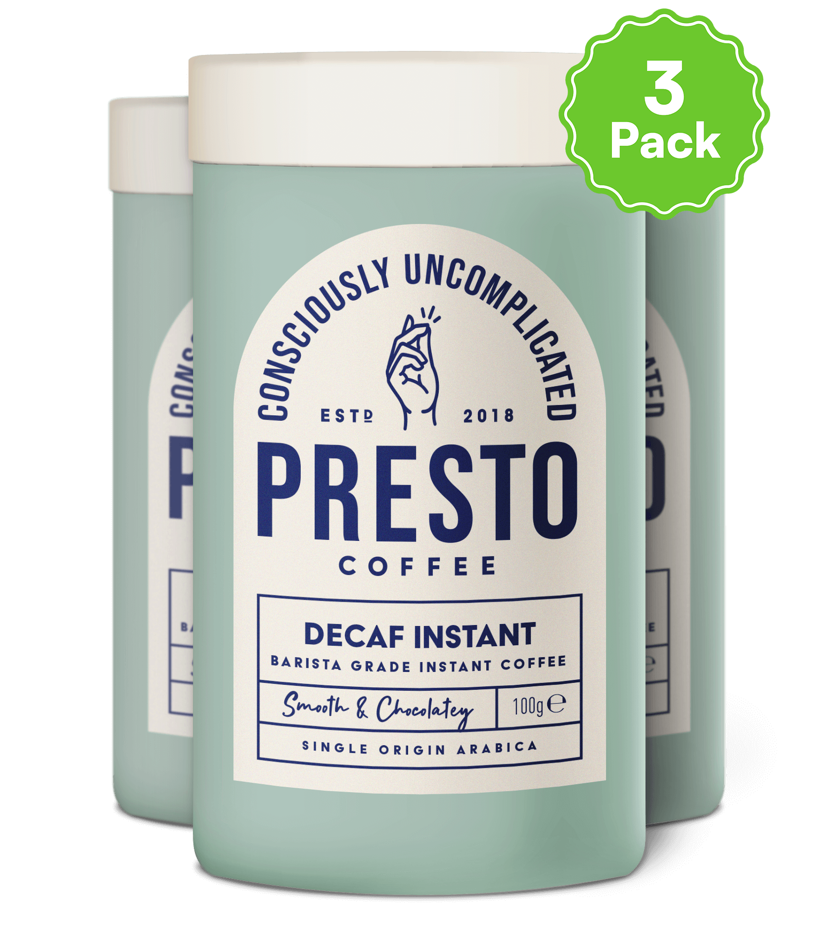 Decaf Instant Coffee Multipack (3x100g)