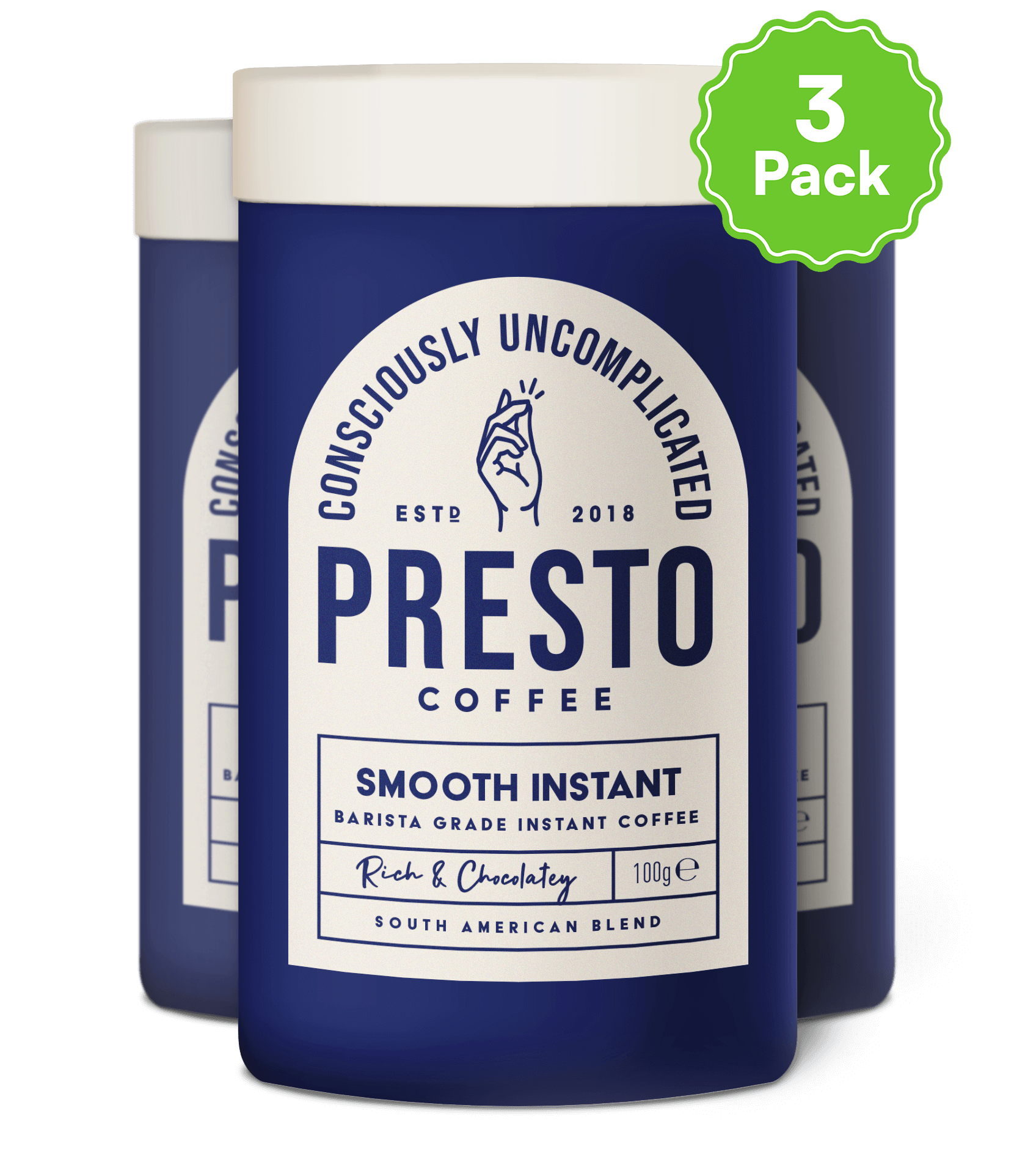 Smooth Instant Coffee Multipack (3 x 100g)