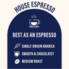 RFA Speciality Espresso Coffee Beans 1kg - Pack of 12